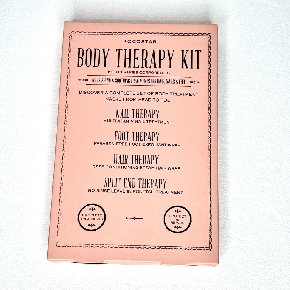 Kocostar, Body Therapy Kit - Nail, Foot, Hair, Split-end Therapy, 4 pack
